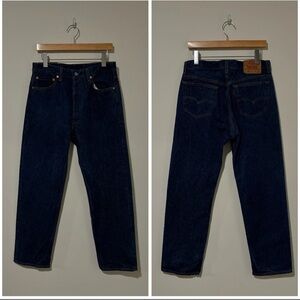 Levi's Men's Straight Jeans in Deep Blue